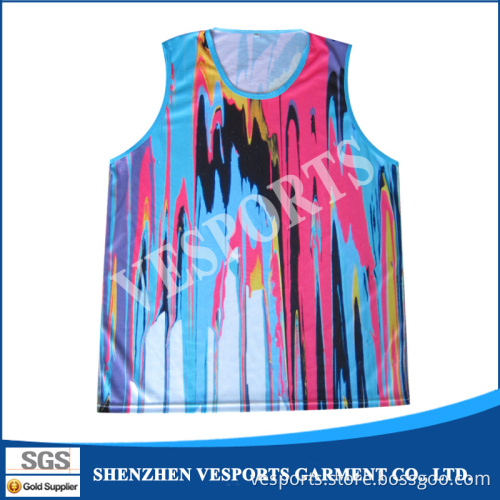 Popular Sublimation Custom Printed Basketball Singlets